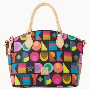 Dooney & Bourke Colorful Geometric Satchel